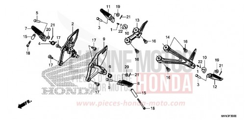 MARCHE CB650RAK de 2019